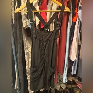BDG Charcoal Overall Dress